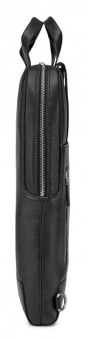 Сумка Moleskine Classic Leather ET84UDBVBK с отделением для ноутбука 15" черная натур.кожа - купить недорого с доставкой в интернет-магазине
