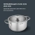 Кастрюля Rondell Modern RDS-1747 2.8л. d=20см (с крышкой) стальной - купить недорого с доставкой в интернет-магазине