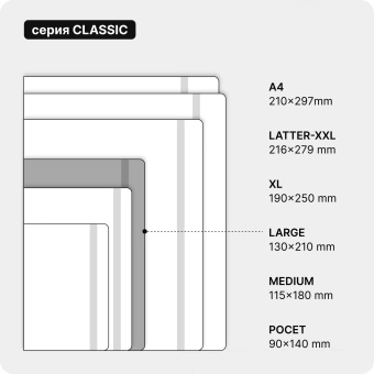 Блокнот Moleskine CLASSIC QP060K15 Large 130х210мм 240стр. линейка твердая обложка зеленый - купить недорого с доставкой в интернет-магазине