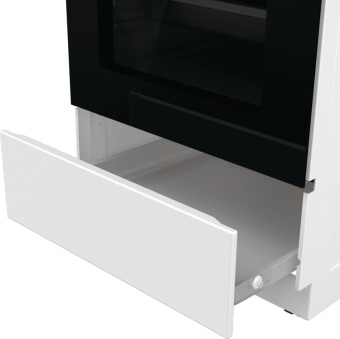 Плита Электрическая Gorenje GEC5B41WG белый стеклокерамика (без крышки) - купить недорого с доставкой в интернет-магазине
