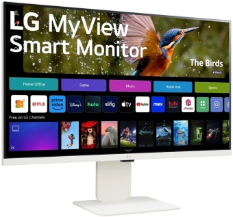 Монитор LG 31.5" MyView 32SR85U-W белый IPS LED 16:9 HDMI M/M Cam матовая HAS 400cd 178гр/178гр 3840x2160 60Hz 4K USB 7.7кг - купить недорого с доставкой в интернет-магазине