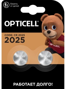 Батарея Opticell Specialty 2025 CR2025 (2шт) блистер - купить недорого с доставкой в интернет-магазине