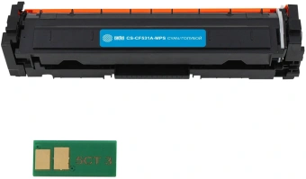 Картридж лазерный Cactus CS-CF531A-MPS CF531X голубой (2700стр.) для HP CLJ Pro M154a/M154nw/MFP M180n/M180nw/M181fw - купить недорого с доставкой в интернет-магазине