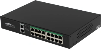 Коммутатор Netis P116GC (L2) 18x1Гбит/с 16PoE+ 240W неуправляемый - купить недорого с доставкой в интернет-магазине