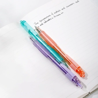 Ручка гелев. автоматическая Deli Arris EG09-BK прозрачный/серый d=0.5мм черн. черн. резин. манжета - купить недорого с доставкой в интернет-магазине