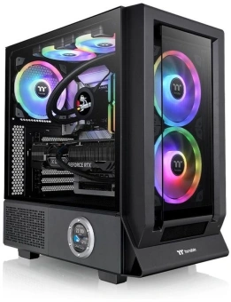 Корпус Thermaltake Ceres 350 MX черный без БП E-ATX 2x140mm 2xUSB3.0 audio bott PSU - купить недорого с доставкой в интернет-магазине
