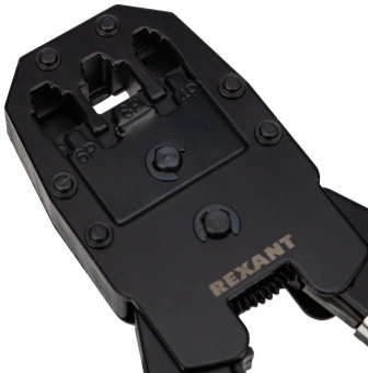 Инструмент обжимной Rexant HT-200 12-3441 для RJ-45/RJ-12/RJ-11 (упак:1шт) зеленый - купить недорого с доставкой в интернет-магазине