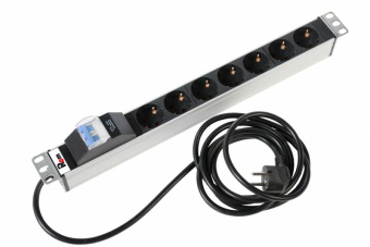 Блок распределения питания Rem R-16-7S-A-440-3 гор.размещ. 7xSchuko базовые 16A Schuko 3м - купить недорого с доставкой в интернет-магазине