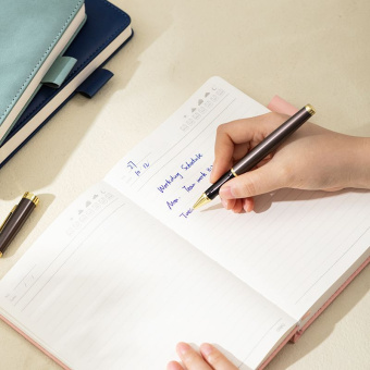 Блокнот Deli LINFINI EN158L A5 210х143мм искусст. кожа 144л линейка твердая обложка ассорти ассорти:син/роз/зел - купить недорого с доставкой в интернет-магазине