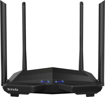 Роутер беспроводной Tenda AC10 AC1200 10/100/1000BASE-TX черный - купить недорого с доставкой в интернет-магазине