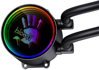 Система водяного охлаждения Bloody BD-LC360ARGB1 ARGB Soc-AM5/AM4/1200/1700/1851 черный 4-pin 22-35dB Al+Cu 300W 1500gr Ret (BD-LC360ARGB1-BK) - купить недорого с доставкой в интернет-магазине