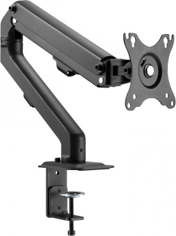 Кронштейн для мониторов Ultramounts UM728 черный 17"-27" макс.7кг крепление к столешнице поворот и наклон - цена, купить или заказать с доставкой в интернет-магазине Кронштейн для мониторов Ultramounts UM728 черный 17"-27" макс.7кг крепление к столешнице поворот и наклон - купить недорого с доставкой в интернет-магазине