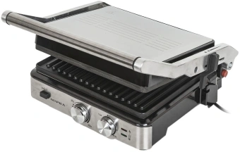 Электрогриль Supra GS-7620 черный/серебристый - купить недорого с доставкой в интернет-магазине