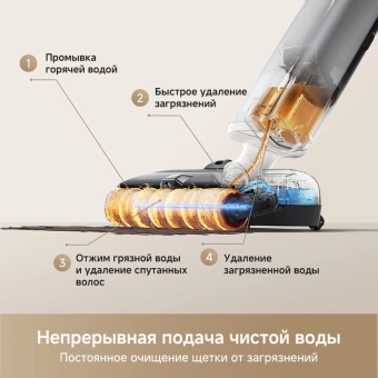Пылесос моющий Trouver X4 Pro 450Вт черный - купить недорого с доставкой в интернет-магазине