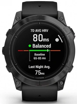 Смарт-часы Garmin Epix Pro gen.2 51мм 1.4" AMOLED корп.серый рем.черный (010-02804-21) - купить недорого с доставкой в интернет-магазине