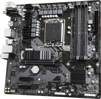 Материнская плата Gigabyte B760M DS3H AX DDR4 Soc-1700 Intel B760 4xDDR4 mATX AC`97 8ch(7.1) 2.5Gg RAID+HDMI+DP - купить недорого с доставкой в интернет-магазине