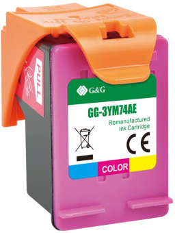 Картридж струйный G&G GG-3YM74AE 653 многоцветный (18мл) для HP DeskJet Plus Ink Advantage 6075/6475 - купить недорого с доставкой в интернет-магазине