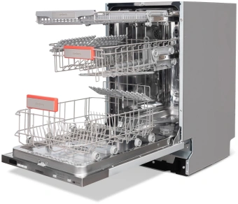 Посудомоечная машина Timberk Set&Dry T-DW45BI103 серебристый (узкая) - купить недорого с доставкой в интернет-магазине