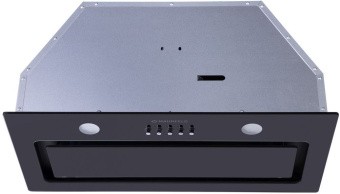 Вытяжка встраиваемая Maunfeld Trapeze 601GG черный управление: кнопочное (1 мотор) - купить недорого с доставкой в интернет-магазине