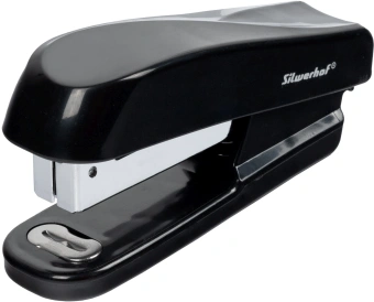 Степлер Silwerhof Daily 24/6 (20листов) черный 50скоб пластик закрытый коробка - купить недорого с доставкой в интернет-магазине