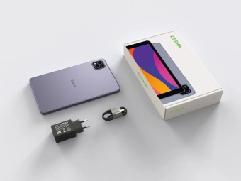 Планшет Digma Q8 SC9863A (1.6) 8C RAM3Gb ROM32Gb 8" IPS 1280x800 4G 2Sim Android 14 серый 5Mpix 2Mpix BT WiFi microSD 128Gb 4500mAh - купить недорого с доставкой в интернет-магазине