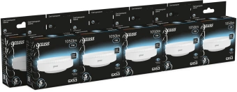 Лампа светодиодная Gauss 108008211 11Вт цок.:GX53 таблетка 150B св.свеч.бел.нейт. GX53 (упак.:10шт) - купить недорого с доставкой в интернет-магазине