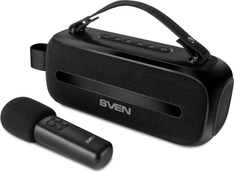 Колонка порт. Sven PS-255 черный 12W 2.0 BT 3600mAh (SV-022563) - купить недорого с доставкой в интернет-магазине