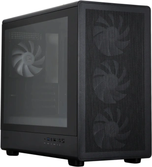 Корпус Zalman M5 черный без БП mATX 8x120mm 2x140mm 1xUSB2.0 1xUSB3.0 audio bott PSU - купить недорого с доставкой в интернет-магазине