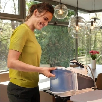 Парогенератор Braun CareStyle 7 IS7282BL 2700Вт синий/белый - купить недорого с доставкой в интернет-магазине