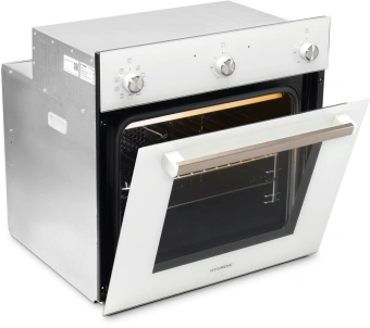 Духовой шкаф Электрический Hyundai 6009.03 WG белый стекло - купить недорого с доставкой в интернет-магазине