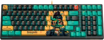 Клавиатура A4Tech AT98 Renegade черный/зеленый USB for gamer LED (AT98) кабель 1.8м - купить недорого с доставкой в интернет-магазине
