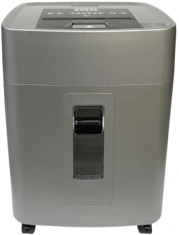 Шредер Office Kit SA375 серый/черный с автоподачей (секр.P-4) фрагменты 375лист. 42лтр. скрепки скобы пл.карты CD - купить недорого с доставкой в интернет-магазине