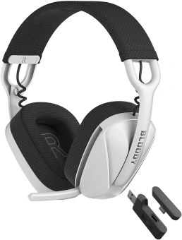 Наушники с микрофоном A4Tech Bloody GR285 белый 1.5м мониторные BT/Radio/3.5mm оголовье - купить недорого с доставкой в интернет-магазине