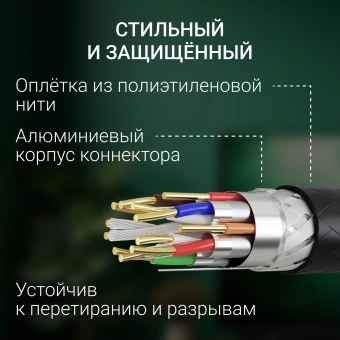Кабель аудио-видео Digma HDMI (m)/HDMI (m) 5м. феррит.кольца позолоч.конт. черный (D-HDMI-2FF-V2.0-5M) - купить недорого с доставкой в интернет-магазине