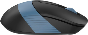 Мышь A4Tech Fstyler FB10CS черный/синий оптическая 2000dpi silent беспров. BT/Radio USB 4but (FB10CS USB ASH BLUE) - купить недорого с доставкой в интернет-магазине
