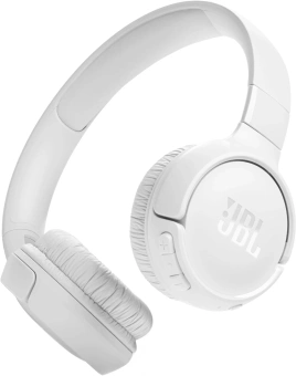 Гарнитура накладные JBL Tune 520BT белый беспроводные bluetooth оголовье (JBLT520BTWHT) - купить недорого с доставкой в интернет-магазине