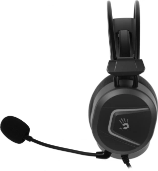 Наушники с микрофоном A4Tech Bloody MC750 серый 2.3м мониторные USB оголовье (MC750 GREY) - купить недорого с доставкой в интернет-магазине