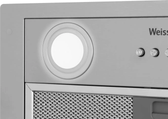 Вытяжка встраиваемая Weissgauff Dubhe 450 Inox нержавеющая сталь управление: кнопочное (1 мотор) - купить недорого с доставкой в интернет-магазине