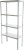 Стеллаж Практик MS Standart 160KD/70x30/4 пол.:4 разборная 1600x700x300мм серый (S24099023402) - купить недорого с доставкой в интернет-магазине