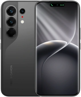 Смартфон Tecno Camon 50 Ultra 5G 256Gb 8Gb черный моноблок 3G 4G 2Sim 6.78" 1208x2644 Android 16 50Mpix 802.11 a/b/g/n/ac/ax NFC GPS GSM900/1800 GSM1900 Protect FM - купить недорого с доставкой в интернет-магазине