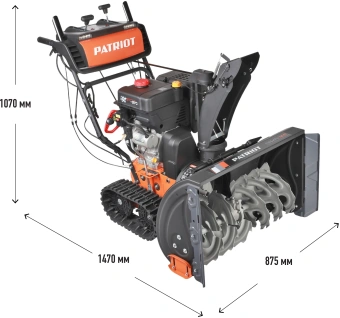 Снегоуборщик бензин. Patriot СИБИРЬ 130 ЕТ 13л.с. - купить недорого с доставкой в интернет-магазине