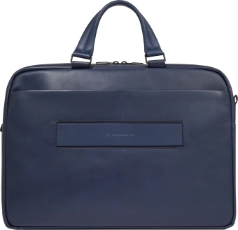 Деловая сумка Piquadro Liko CA6203W131/BLU с отделением для ноутбука синий натур.кожа/ткань - купить недорого с доставкой в интернет-магазине