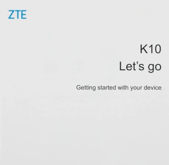 Интернет-центр ZTE K10 10/100TX/4G/3G/LTE cat. 4 белый - купить недорого с доставкой в интернет-магазине