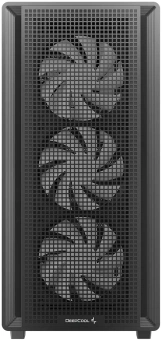 Корпус Deepcool CC550 4F черный без БП ATX 4x120mm 5x140mm 1xUSB2.0 1xUSB3.0 audio bott PSU - купить недорого с доставкой в интернет-магазине