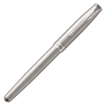 Ручка роллер Parker Sonnet Core T526 (CW1931511) Stainless Steel CT M черн. черн. подар.кор. сменный стержень 1стерж. кругл. 1цв. - купить недорого с доставкой в интернет-магазине