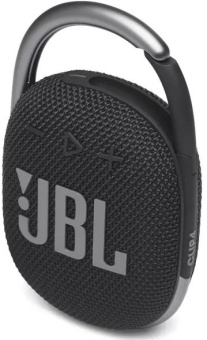 Колонка порт. JBL Clip 4 черный 5W 1.0 BT 15м 500mAh (JBLCLIP4BLK) - купить недорого с доставкой в интернет-магазине