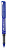 Ручка роллер Deli Mate (EQ20230) d=0.5мм син. черн. сменный стержень стреловидный пиш. наконечник линия 0.35мм резин. манжета