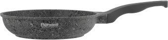 Сковорода Rondell Granit Carrara RDA-1845 круглая 26см покрытие: Quantum2 ручка несъемная (без крышки) серый - купить недорого с доставкой в интернет-магазине