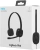 Наушники с микрофоном Logitech H151 черный 1.8м накладные оголовье (981-000590) - купить недорого с доставкой в интернет-магазине