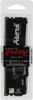 Память DDR5 32GB 5600MHz Kingston KF556C40BBA-32 Fury Beast XMP RGB RTL Gaming PC5-44800 CL40 DIMM 288-pin 1.25В dual rank с радиатором Ret - купить недорого с доставкой в интернет-магазине